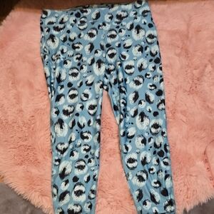 Under Armour Blue Patterned Leggings